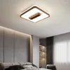 Couleur en bois profond rétro Ventilateur de plafond rond sans lambe avec lampe légère LED 3 Ventilateur électrique silencieux 220V
