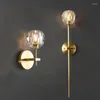 Wandlamp Modern kristal Noordse woonkamer LED -lampen Slaapkamer Studie Bedicht Licht voor Luxe verlichtingsarmaturen voor thuis