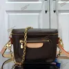 Mini Bombag Torby Modna talia luksusowa designerska torba lustrzowa jakość płótna crossbody z pudełkiem B453