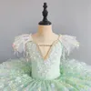 Robe de ballet de fleur de salle de bal