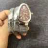 Дизайнерские женские часы Montre Fashion Snake Watch Toping Serpentine Watch с Diamond Womens Watchs Классические браслет -связки Spring Strap Relojes