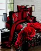 Bettwäsche Set Luxus 3D Rose Baumwollbettwäsche Sets Bettlaken Bettdecke Kissenbezugsabdeckung King Twin Queen Size Setspread 2012108319810