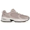 New classic 530 designer shoes White Silver Beige Angora Ivory Black Cream Grey Munsell Stone Pink mens M530 casual sneakers mans MR530 outdoor sports trainers