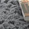 Carpets 2024 Soft Long Plux 3,5 cm Carpet carte Rectangle Anti-slip pour le salon CHAMBRE DOORMAT YOGA MATS BEIGE