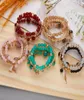 Strand 4st Boho Beads Armband Charm Beaded Armets för kvinnor smycken set8452073