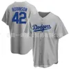 Beyzbol Formaları Jogging Giyim Jersey Dodgers Elite Edition 42# Robinson