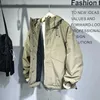 メンズジャケット2024春秋のフード付きジャケット登山服カジュアルファッション汎用性の高いユースアウターカーゴトレンディトップスアーバン