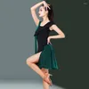 Modèle de vêtements pour femmes Modèle de danse latine sans manches sexy