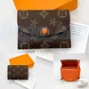 Klasik flep tasarımcı jeton çantası kahverengi çiçek kart sahipleri lüksler para çantası kadın deri kart yuvası kart sahibi erkek kart cüzdanı seyahat debriyaj altın parası anahtar cüzdanlar