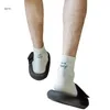 Men's Socks X7YA Breathable Soft Vertical Stripes Sock Short Performances Cotton Crew Socking