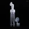 Storage Bottles 100ml120ml150ml200ML250ml Clear White PET Bottle Foaming Pump Brush Dispenser Soap Face Cleanser Lotion Emulsion Packing