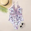 Swimwwear Women One Plus Print Lady Bodys Bodys Femmes Piece de plage Set Bathing Tenues de maillot de bain