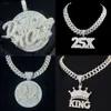 New Trend 18mm Iced Out d Color Vvs 925 Sterling Silver Moissanite Cuban Link Chain