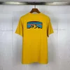 Patagonie de la mode noire Men d'été Fleece T-shirts d'été coton tees skateboard hip hop patagonie t-shirt streetwear t-shirts man 2065