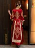 Fashion de vêtements ethniques Xiuhe Bride 2024 Mariage Toast Vêtements Hanfu Chinois tradition