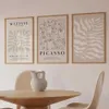 ERS средневековая нейтральная галерея Beige Matisse Picasso Выставка Подарок на стенах настенный холст.