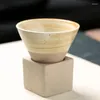 Чайные чашки винтажная керамическая кофейная чашка грубая керамика