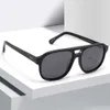 24SS Ny designer högkvalitativ stor ram dubbel stråle män polariserade UV -resistenta utomhuskörande solglasögon för män solglasögon nyanser mode solglasögon
