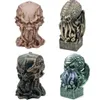 Skull vintage nostalgico cthulhu mitologia statue decorazione domestica artigianato ornamenti oltopus figurine scultura moderna 240429