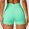 Kvinnors leggings Moditin 2024 Kvinnor Yoga Shorts Hög midja Push Up Fitness Gym Chic Design Pretty Colors Running Wear