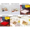Gift Wrap Transparent Portable Cupcake Box Bread Cake Boxes With Display Window Pastry Packaging Wedding Baby Shower