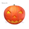 Groothandel enorm opblaasbare pompoenkop Halloween Monster Ballon Lighting Air Blow Up Pumpkin Ghost voor feestdecoratie