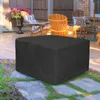 Table Cloth Square Fire Cover Patio Outdoor Fabric Anti Crack For Firepit Sofas Decoration & Accessories