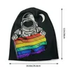 Berets Pride Parade Astronaut e LGBT gay bissexual queer caps Skullies Beanies chapéus femininos adultos quentes de uso duplo de uso duplo