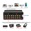 Versterker DLHIFI 4 Input 4 Output Lossless Less Less Audio Signal Switcher Switch Splitter Selector voor HIFI -versterker