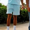 Suisses de survêtement masculines Streetwear 2024 Chemise masculine Casual Loose Short Shorts à manches d'été