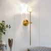 Wandlamp Modern kristal Noordse woonkamer LED -lampen Slaapkamer Studie Bedicht Licht voor Luxe verlichtingsarmaturen voor thuis