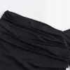 Robes décontractées de base 2024ZAR * Printemps / été à chaud vendant un nouveau design de vêtements pour femmes se sent incliné à la jupe longue nylon asymétrique en nylon Q240430