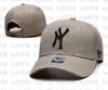 Fashion Baseball Ny Cap Men Femmes Unisexe Baseball ajusté NY Coton Cotton Sun Sun High Quality Hip Hop Brodery Sunshade