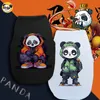 Pet Summer New Cartoon Panda Print Vest Cat/dog Small and Medium-sized Breathable Clothing Tops Are Versatile