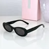 Frau Designer Ovaler Rahmen Sonnenbrille mit kleinem Gesicht muss konkav sein klassischer Stil Super coole niedrige und atmosphäre SM06 Neutrale Luxus -Sonnenbrille
