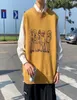 Men039S kamizelki Mężczyźni kreskówka kamizelka harajuku kamizelka swetra 2021 Zimowe męskie japońskie streetwearne swetry męskie luźne vintage gothic9484727