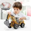 RC Children Toys for Boys Remote Control Car Kids Toy Excavator Bulldozer Roller Radio Engineering Vehicle cadeau 240428