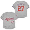 Camisetas masculinas Jersey de beisebol Montreal 8 Carter 27 Guerrero 45 Martinez 10 Dawson Jerseys costurando esportes de bordados ao ar livre T240507