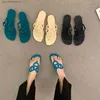 Fashion Original H Slippers Slippers Anti slip flip flip flip flip pour femmes 2024 Nouvelle sandales de gelée de plage extérieure d'été avec logo de marque 1: 1