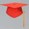 Cappello di laurea per adolescenti del Berets College con abiti per tute per frange per accademico