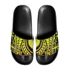 Slippers Polynesian Tribal Pohnpei Totem Tattoo Prints Men Slippers EVA Soft Sole Women Summer Beach Sandals Couples Casual Flip Flop NEW 240506