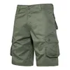 Shorts masculinos shorts masculinos soltos de grande bolso macacão de bolso de verão de algodão confortável calça níquel de níquel esportes casuais de esportes de praia 2405