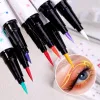 Eyeliner farbenfrohe flüssiger Eyeliner Bleistift wasserdicht blau rot schwarze weiße Augen -Liner Stift langlebig, trocknende Augen Make -up -Kosmetik