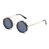Zonnebril Steampunk zonnebril400 Bescherming Vintage Circle -bril voor mannen