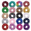 glitter girls Scrunchie Elastic Handmade Multicolor HairBand Ponytail Holder Headband Hair Accessorie