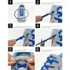 Pièces de chaussures 1 paire SHOELACE RAPIDE ÉLASTIQUE ÉTÉSAUX METAL LOCK ROND LACES POUR LES ENFANTS ET ADULT