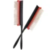 1pcs Cheveux 9 Rows Brush Masseur du cuir chevelu raide coiffure bouclée peignes pour femmes cheveux salon