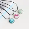 Pendant Necklaces N Style Universe Dream Starry Sky Beautiful Women's Necklace Glass Sweater Chain Fashion Luminous Ornament