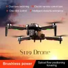 Drones Portable dual lens unmanned aerial vehicle with storage bag for high-altitude hovering four helicopter toys WX