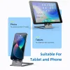 حاملات سطح المكتب المعدنية القابلة للطي قابلة للطي لـ iPhone 15 14 13 Pro Max iPad Pro 12.9 11 Samsung Tablet Desktop STAND SPAP